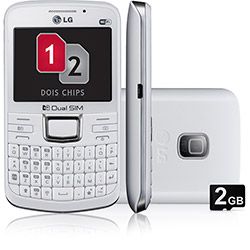 Celular LG C199 Branco Desbloq. Wi-Fi Câmera 2.0MP MP3