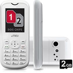 Celular Meu 411 Desbloqueado Branco Dual Chip Câmera 1.3 Mp