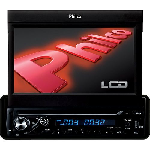 DVD Automotivo Philco PCA635 com tela de 7