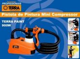 Pistola de Pintura com Mini Compressor Terra 900W 220V