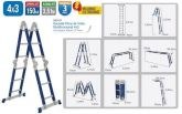 Escada em Fibra de Vidro Multifuncional - Mor