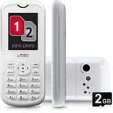 Celular Meu 411 Desbloqueado Branco Dual Chip Câmera 1.3 Mp